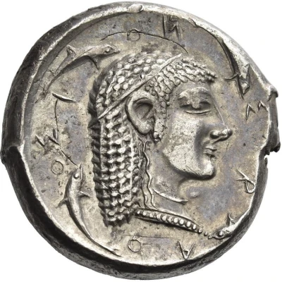 Tetradrachm - Gelon I 500 BC - 480 BC back