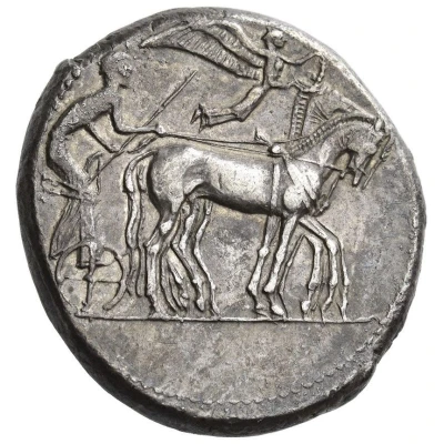 Tetradrachm - Hiero I 470 BC front