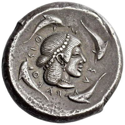 Tetradrachm - Hiero I 475 BC - 470 BC back