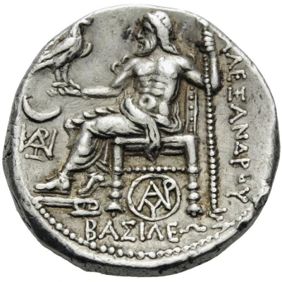 Tetradrachm In the name of Alexander III; Carrhae 305 BC - 300 BC back