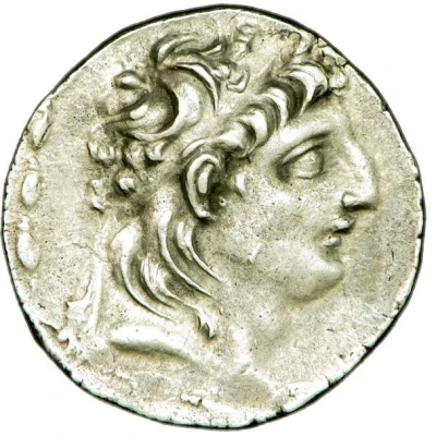 Tetradrachm In the name of Antiochus VII 101 BC - 100 BC front