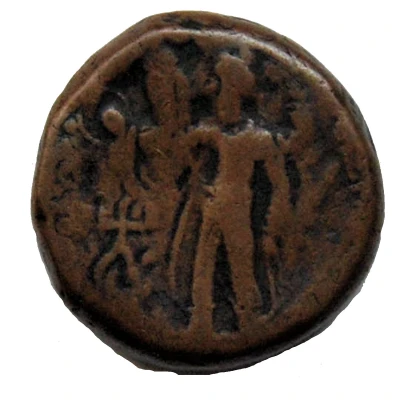 Tetradrachm - Kanishka I back