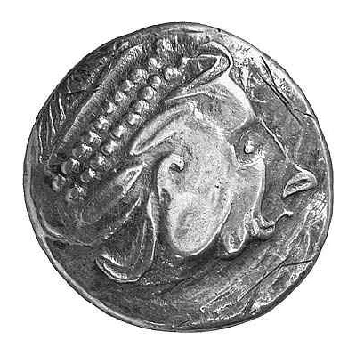 Tetradrachm Kinnlos Type 300 BC - 201 BC front