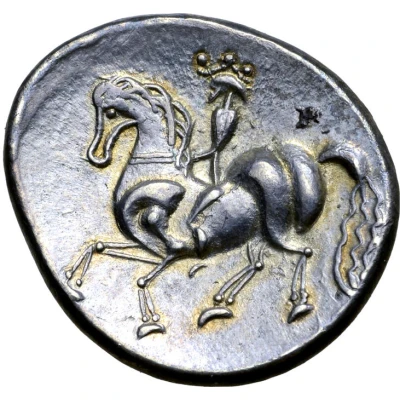 Tetradrachm Kugelreiter Type 200 BC - 1 BC back