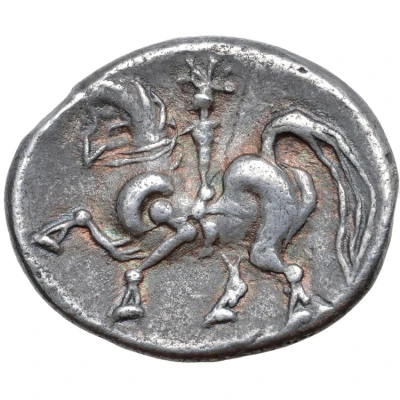 Tetradrachm Kugelreiter Type 200 BC - 1 BC back