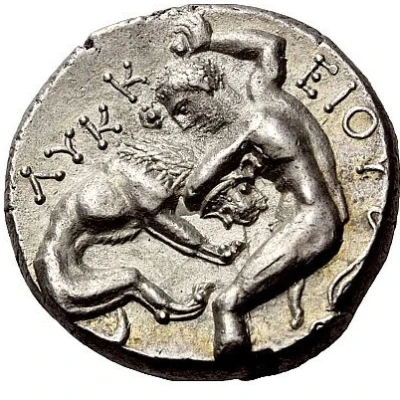 Tetradrachm -Lykkeios 359 BC - 335 BC back