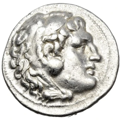 Tetradrachm - Lysimachus In the name of Alexander III; Smyrna 280 BC - 275 BC front