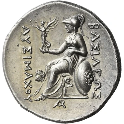 Tetradrachm - Lysimachus Uncertain Lydian 306 BC - 281 BC back