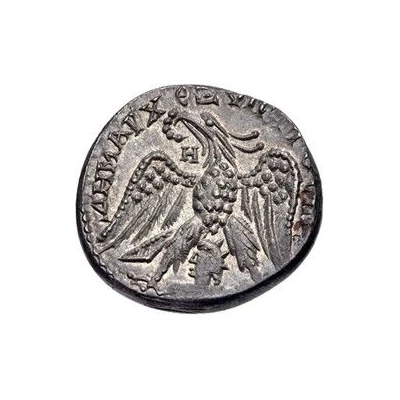 Tetradrachm - Macrinus ΔHMAΡΞ EX YΠATOC ΠΠ back