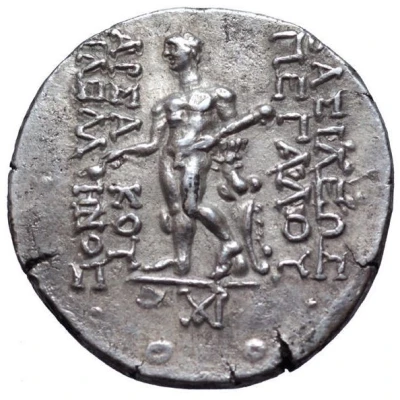 Tetradrachm - Mithridates I 173 140 BC back