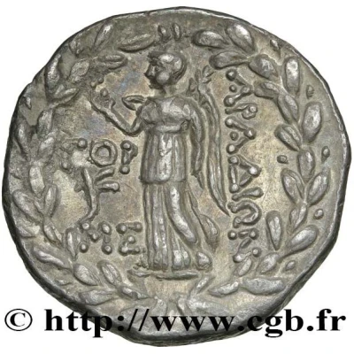 Tetradrachm ΓOP; MΣ 87 BC - 86 BC back