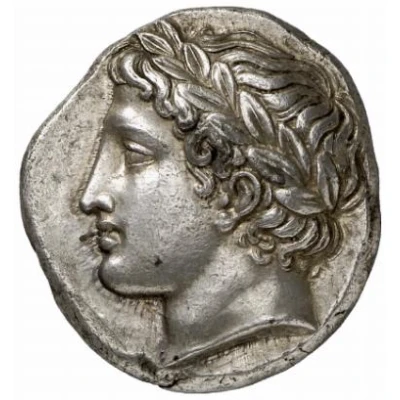 Tetradrachm Olynthos 383 BC - 379 BC front