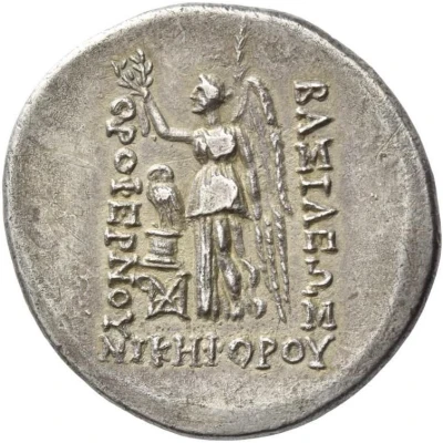 Tetradrachm - Orophernes Nicephorus 160 BC - 156 BC back