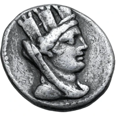 Tetradrachm ΔΠP; MΣ 76 BC - 75 BC front