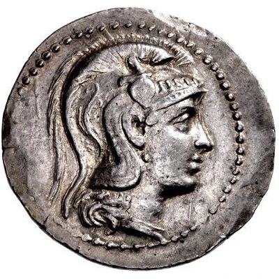 Tetradrachm - Pado... and Lysia... 145 BC - 144 BC front