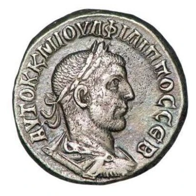 Tetradrachm - Philip I Eagle; Antioch front