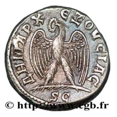 Tetradrachm - Philip I Eagle; Antioch back