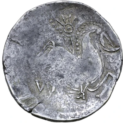 Tetradrachm Ringelkopfreiter mit Mundrosette Type 200 BC - 1 BC back