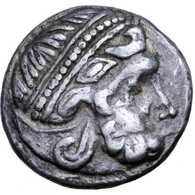 Tetradrachm Ringellocke Type 300 BC - 201 BC front