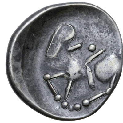 Tetradrachm Sattelkopfpferd Type 300 BC - 100 BC back