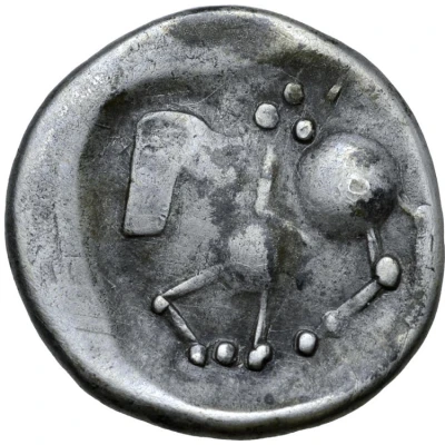 Tetradrachm Sattelkopfpferd Type 300 BC - 100 BC back