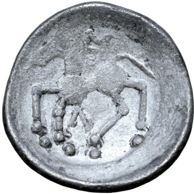 Tetradrachm Sattelkopfpferd Type 300 BC - 100 BC back