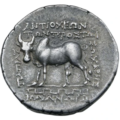 Tetradrachm - Sochares and Papias 90 BC - 60 BC back