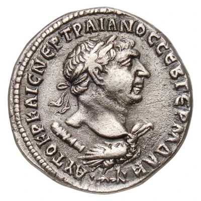 Tetradrachm - Traianus ΔΗΜΑΡΧ ΕΞ ΙΕ ΥΠΑΤ Ε front