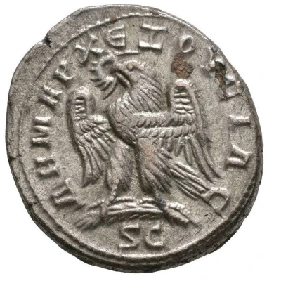 Tetradrachm - Trajan Decius ΔHMAPX EΞOYCIAC; Antioch back