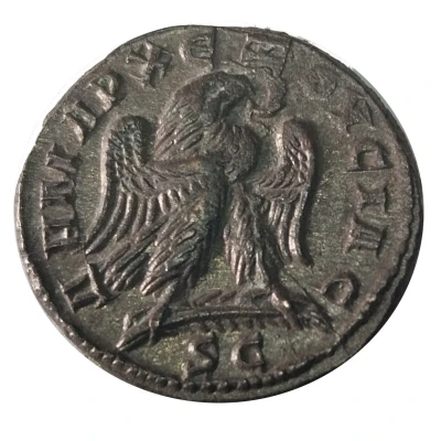 Tetradrachm - Trajan Decius ΔHMAPX EΞOYCIAC; Antioch back