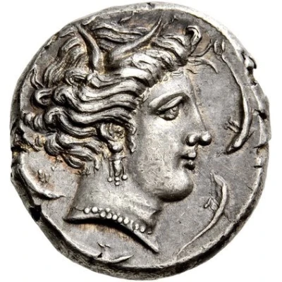 Tetradrachm Uncertain Punic mint; Lilybaion or Entella 320 BC - 300 BC front