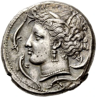 Tetradrachm Uncertain Punic 320 BC - 300 BC front