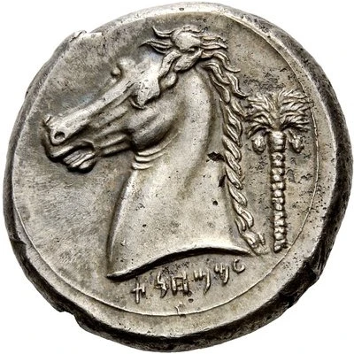 Tetradrachm Uncertain Punic 320 BC - 300 BC back