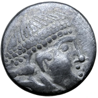 Tetradrachm Velemer ohne Gesichtsrand Type 200 BC - 101 BC front