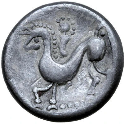 Tetradrachm Velemer ohne Gesichtsrand Type 200 BC - 101 BC back