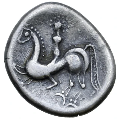 Tetradrachm Velemer ohne Gesichtsrand Type 200 BC - 101 BC back