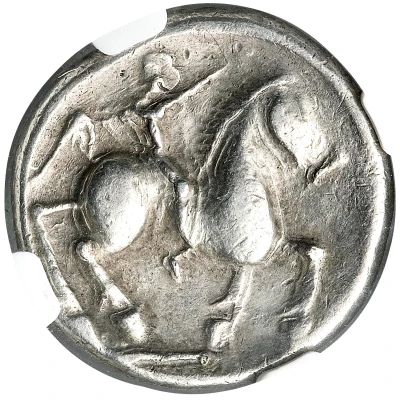 Tetradrachm Wangenschnecke Type 250 BC - 201 BC back