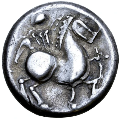 Tetradrachm Wangenschnecke Type 300 BC - 201 BC back