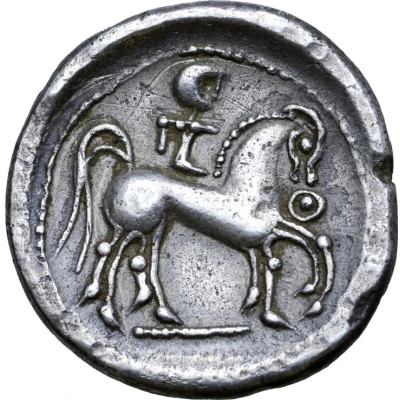 Tetradrachm Y auf Postament Type 300 BC - 101 BC back