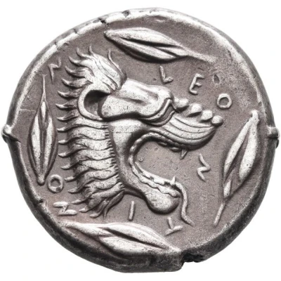 Tetradrachm 450 BC - 440 BC back