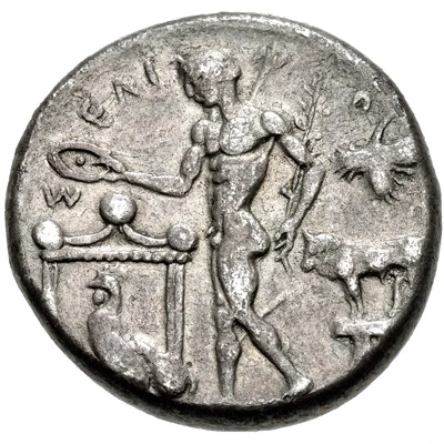 Tetradrachm 455 BC - 409 BC back