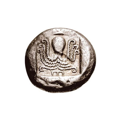 Tetradrachm 500 BC - 465 BC back