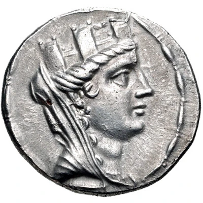 Tetradrachm 47 BC - 26 BC front