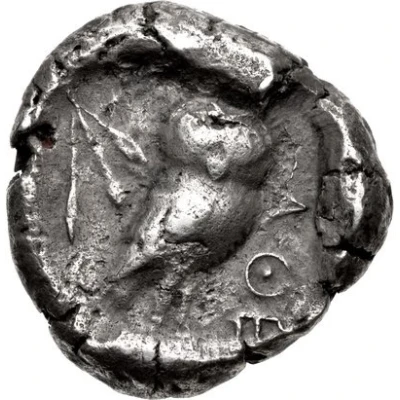 Tetradrachm 500 BC - 480 BC back