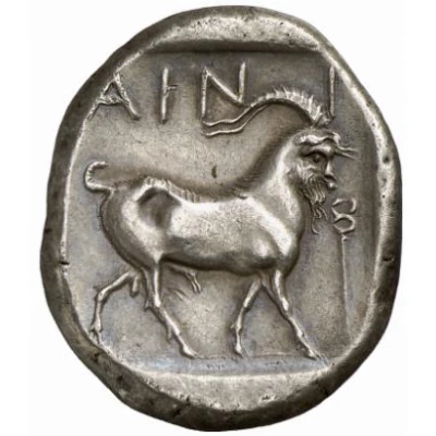 Tetradrachm 412 BC - 409 BC back