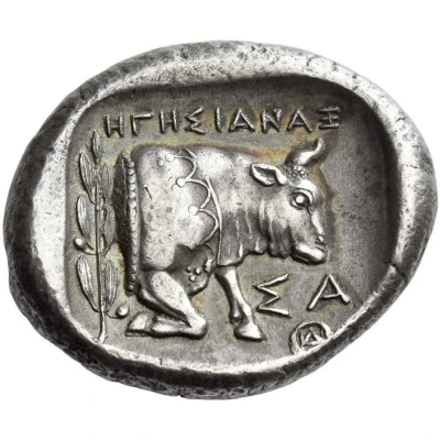 Tetradrachm 390 BC back