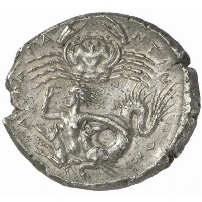 Tetradrachm 414 BC - 413 BC back