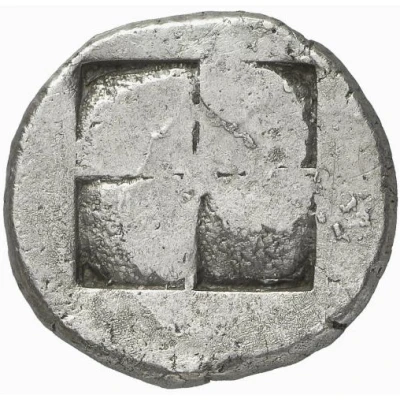 Tetradrachm 490 BC back