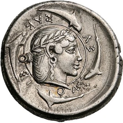 Tetradrachm 465 BC back