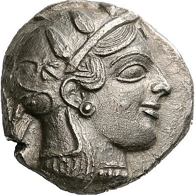 Tetradrachm 455 BC - 449 BC front